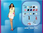 Dress up and makeover Rihanna