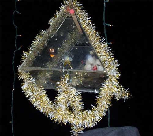 For the New Years Eve countdown in Brasstown, North Carolina, a live possum is lowered from