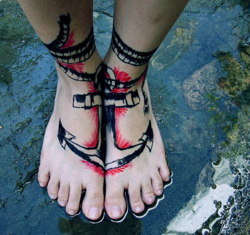 foot tatto